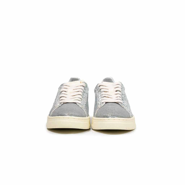 Sneaker Autry - Dallas low wom glitter argento