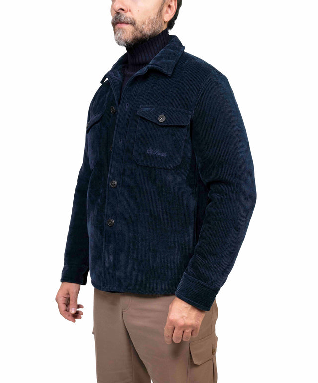 Giaccone Saint Barth - Work velluto Blu