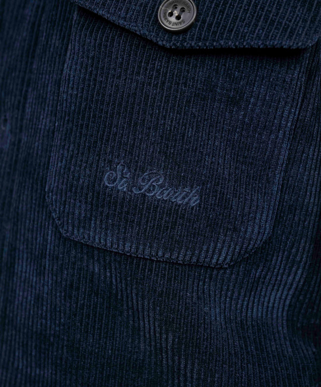 Giaccone Saint Barth - Work velluto Blu