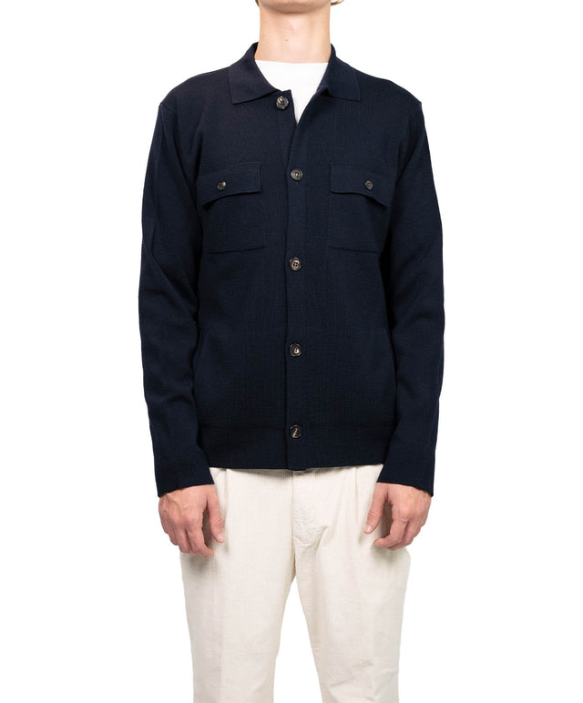 Zanone - Camicia Work blu