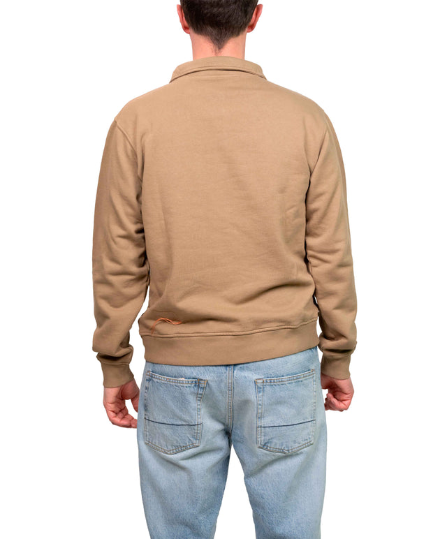 Felpa Zip Tabacco AVA