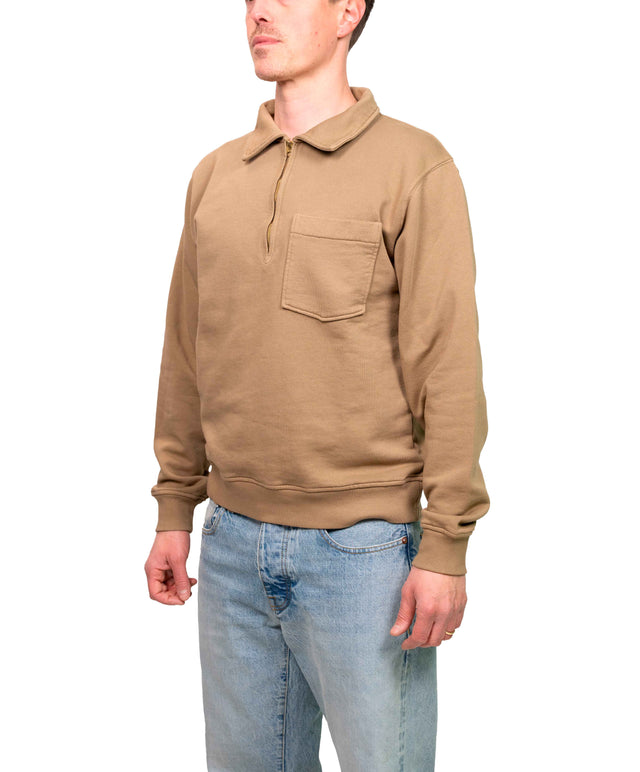 Felpa Zip Tabacco AVA