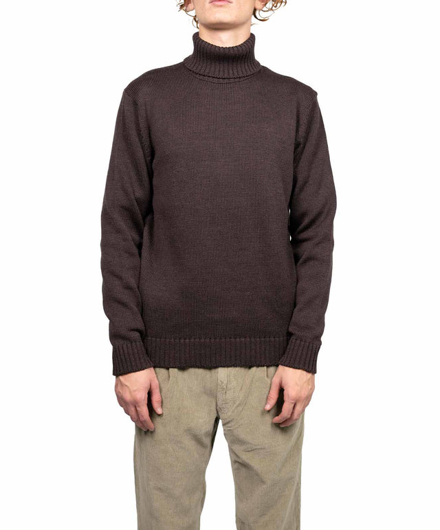 Zanone - Maglione Dolce Vita marrone scuro