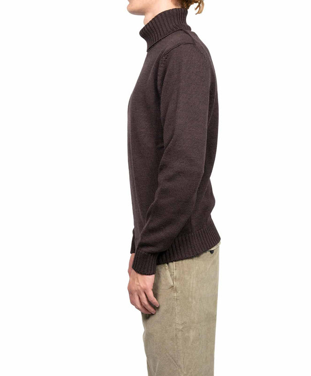 Zanone - Maglione Dolce Vita marrone scuro
