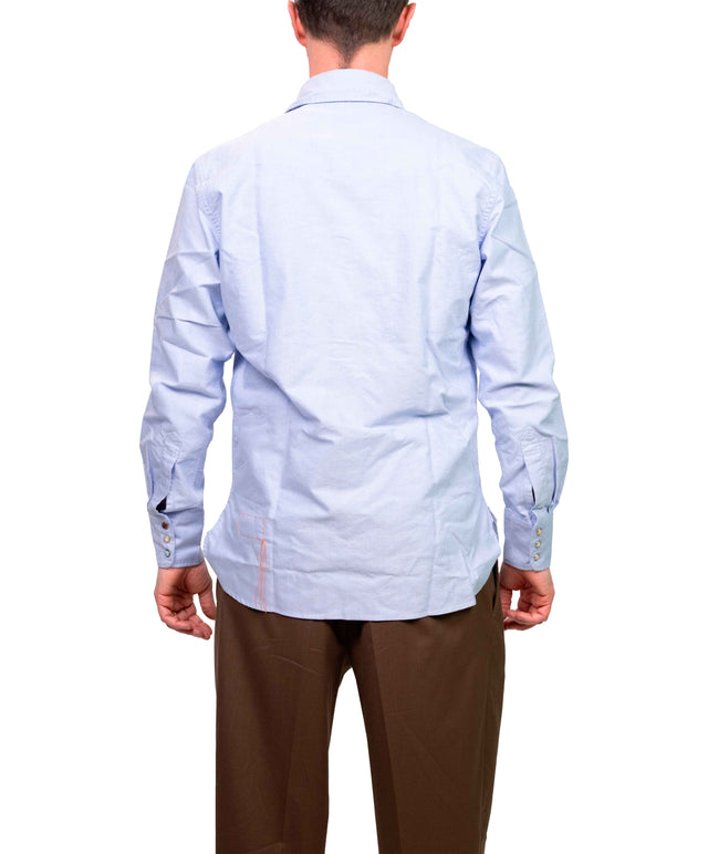 Camicia texana oxford azzurro Fortela