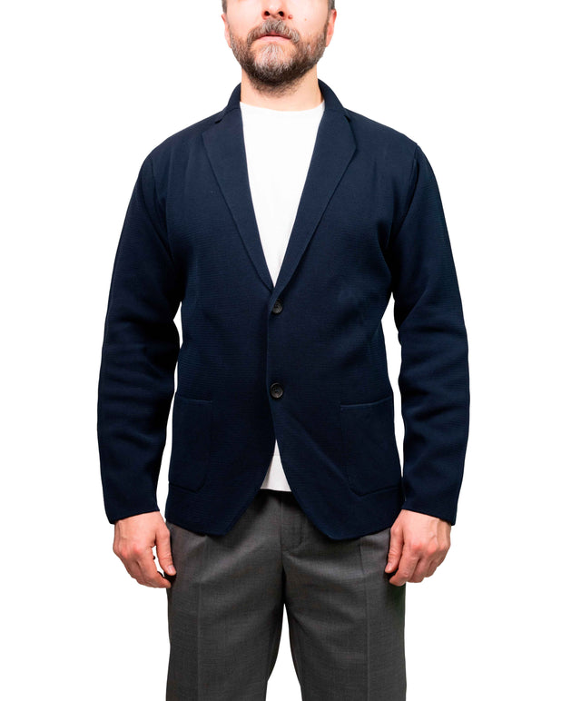 Cardigan monopetto milano blu