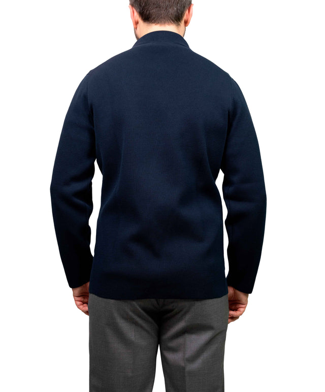 Cardigan monopetto milano blu
