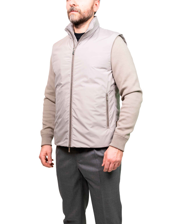 Bomber Moorer Gilet + maniche staccabili ghiaccio marmo