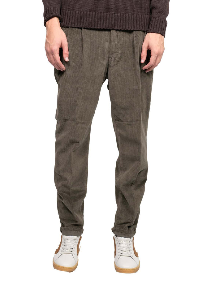 Incotex Slacks - velluto tabacco