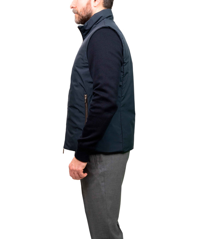 Bomber Morer Gilet + maniche staccabili blu