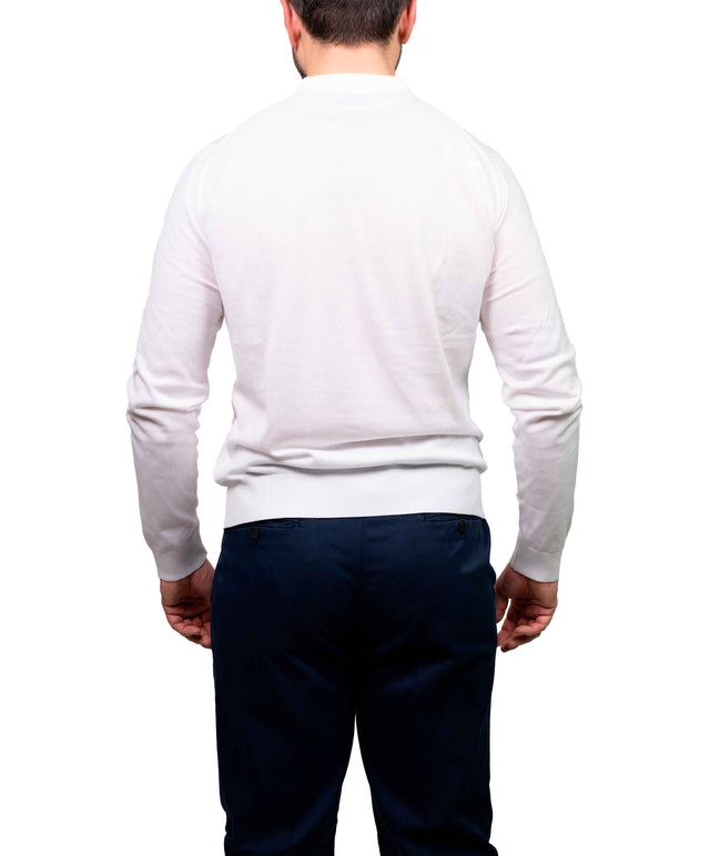 John Smedley - Polo Bradwell - Bianca a maniche lunghe