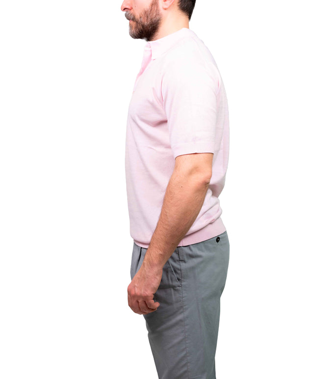 Polo John Smedley - Adrian Slim Fit - Rosa