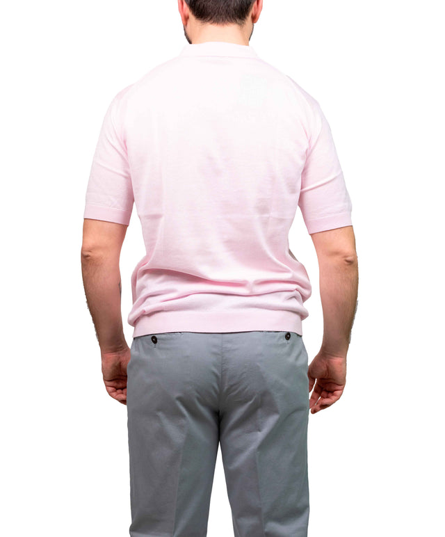 Polo John Smedley - Adrian Slim Fit - Rosa