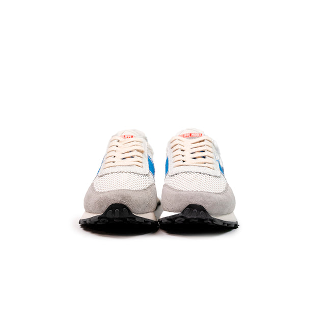 Sneakers Philippe model running rete low vintage Resau Blanc Bluette