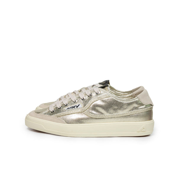 Sneakers Autry Windscape canvas oro platino