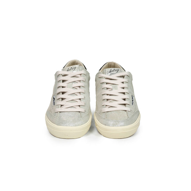 Sneakers Autry Windscape canvas argento silver Low woman
