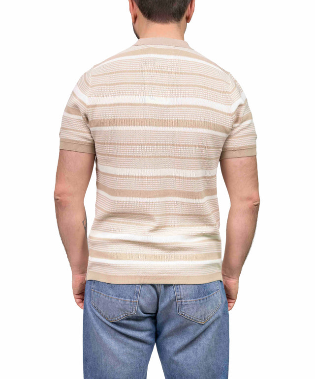 Skipper rigata - beige - MC2 Saint Barth