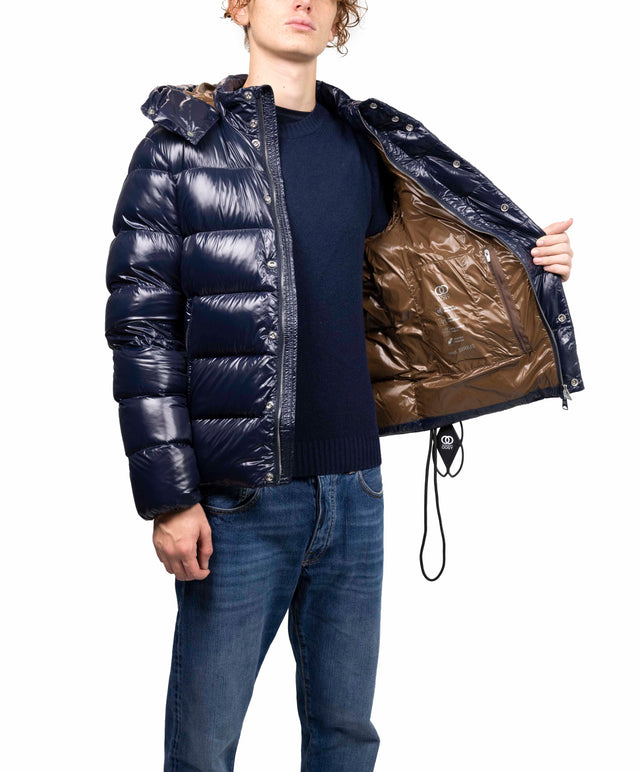 OOSY - Duvetica Piumino blu navy - Lucido
