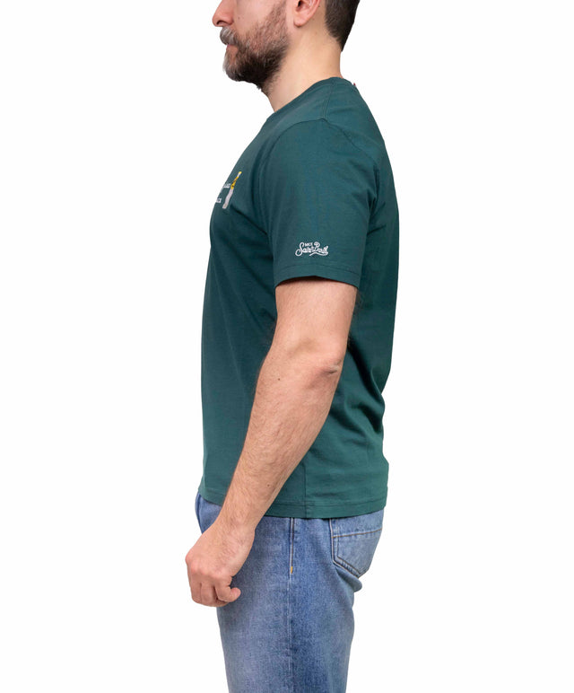 T-shirt “mi piace tonica” - verde - MC2 Saint Barth