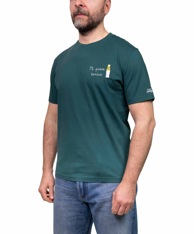 T-shirt “mi piace tonica” - verde - MC2 Saint Barth