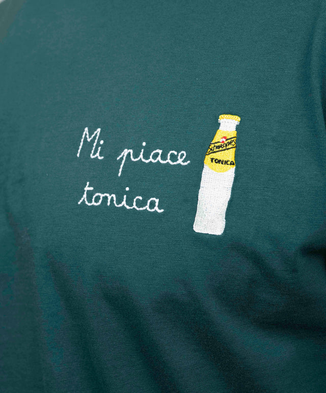 T-shirt “mi piace tonica” - verde - MC2 Saint Barth