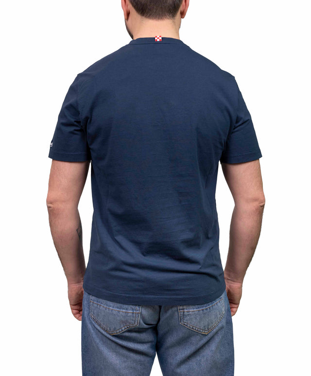 T-shirt “creo soluzioni non problemi” - blu - MC2 Saint Barth