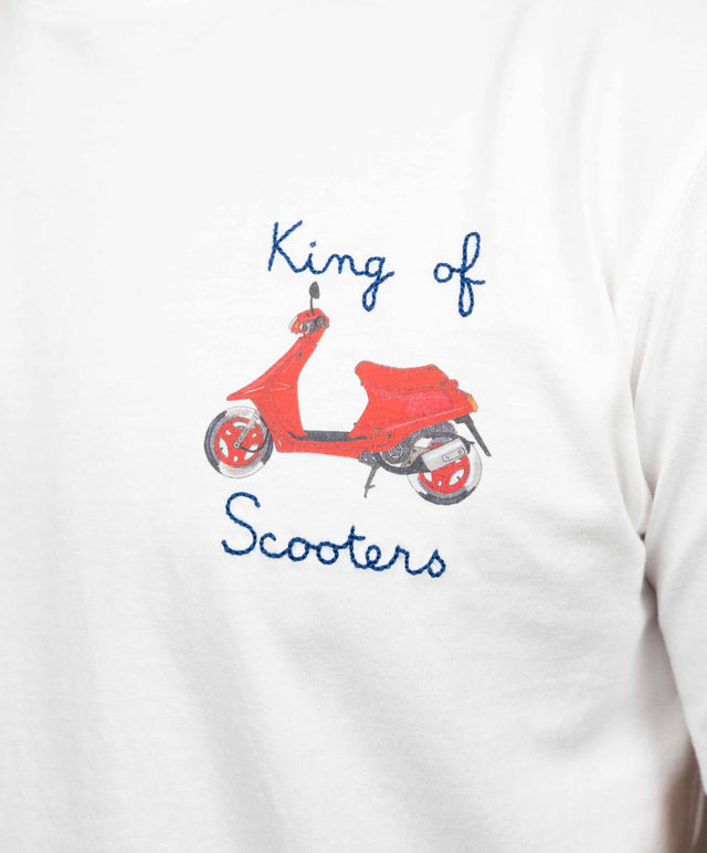 T-shirt”King of scooters” - bianca - MC2 Saint Barth