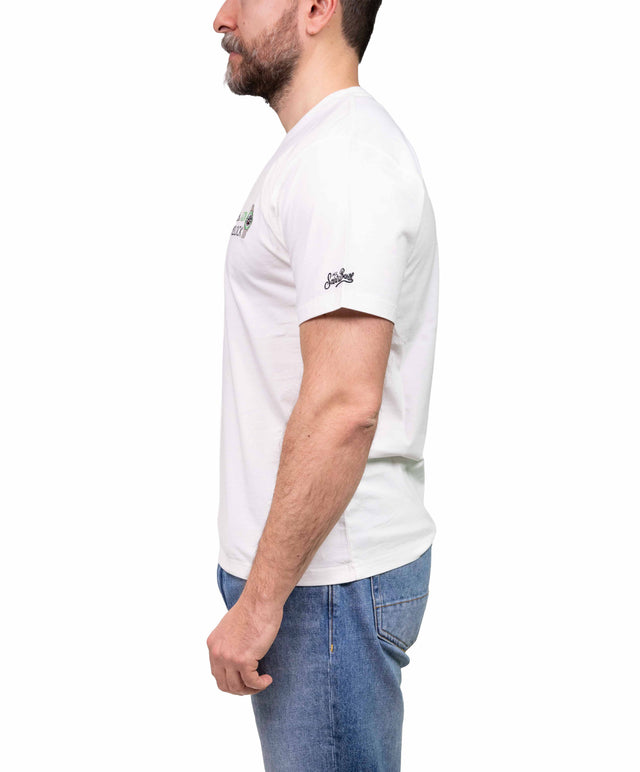 T-shirt ”It’s gin o’clock”- bianca - MC2 Saint Barth