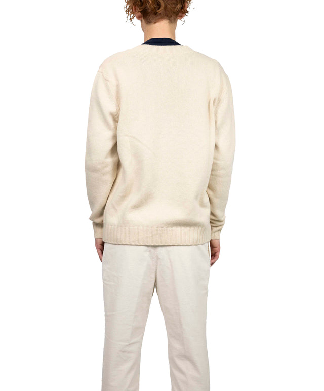 Original Vintage Style - Cardigan Dali ghiaccio orzo