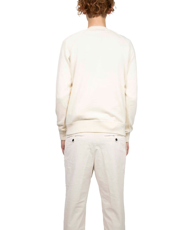 Riviera Cashmere - Felpa Cashmere bianco panna