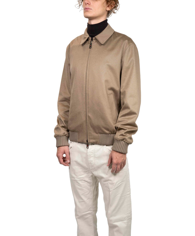 Kired - Giubbino Cashmere reversibile beige
