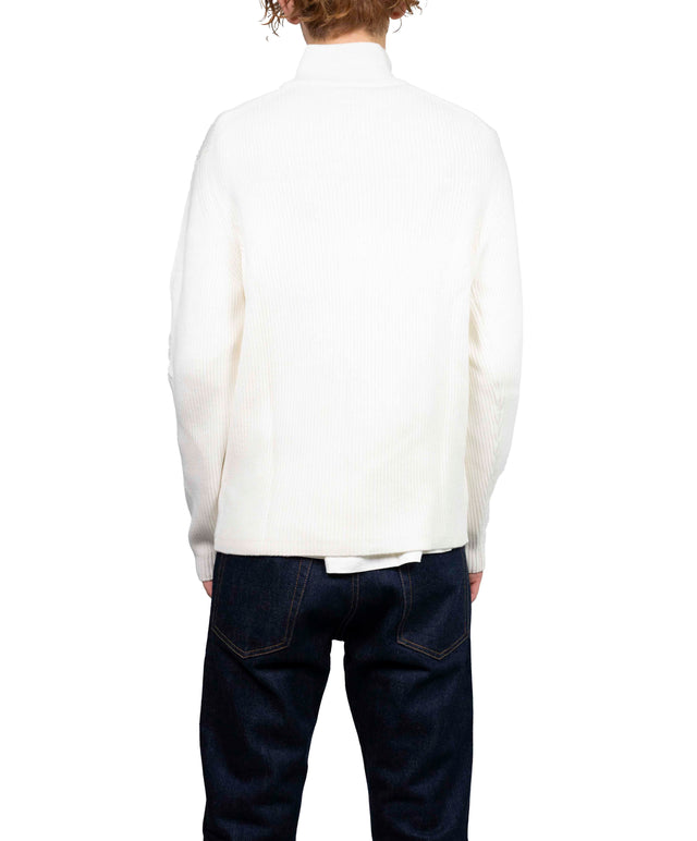 CP Company - Polo dolcevita lana ghiaccio