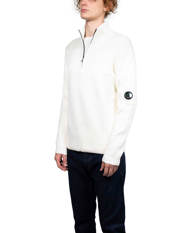 CP Company - Polo dolcevita lana ghiaccio