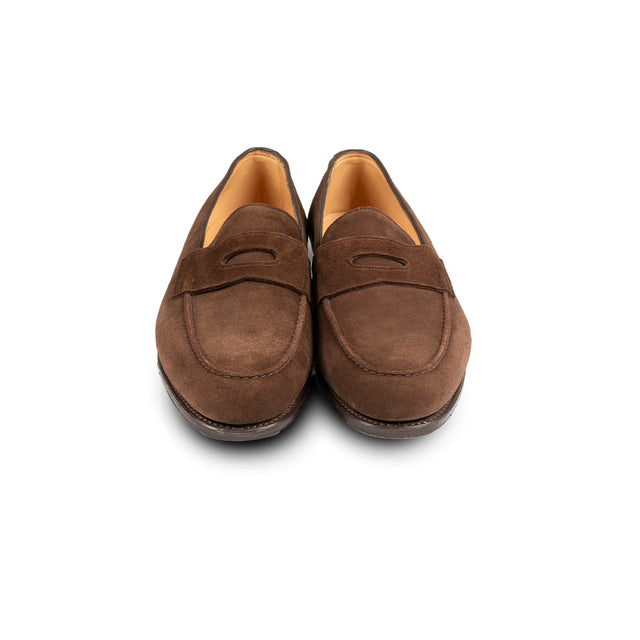 JOHN LOBB - Mocassino LOPEZ Suede - dark brown