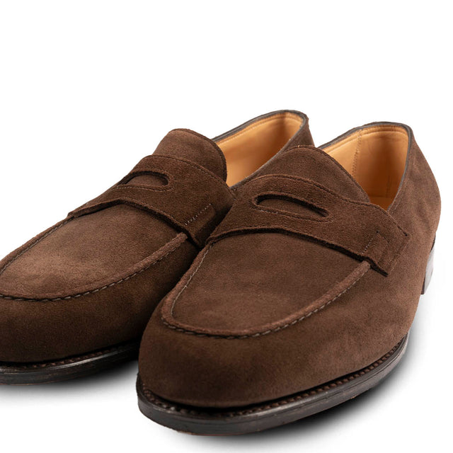 JOHN LOBB - Mocassino LOPEZ Suede - dark brown