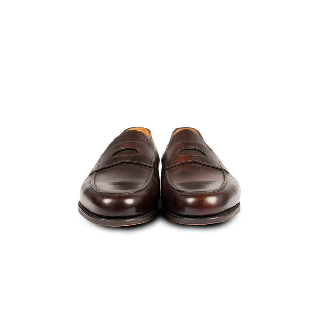 JOHN LOBB - Mocassino LOPEZ MUSEUM CALF - dark brown