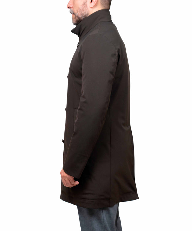 Montecore - Doppiopetto aerotwill colore marrone