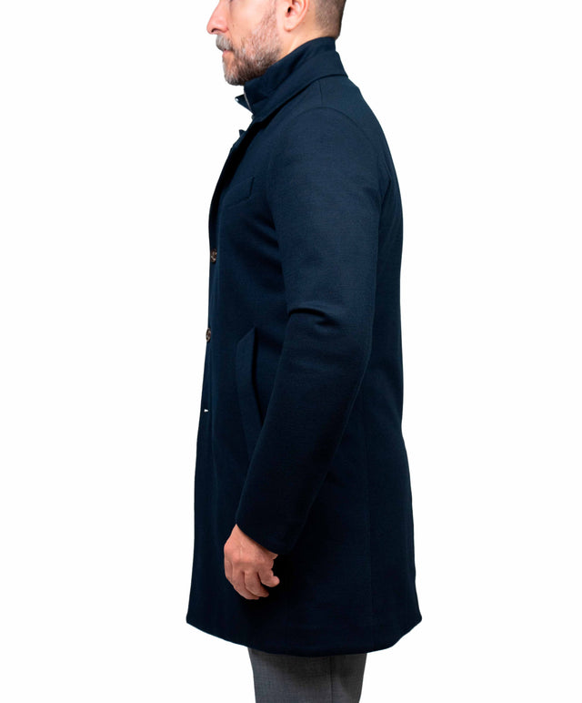 Montecore - doppiopetto in Jersey imbottito colore blu