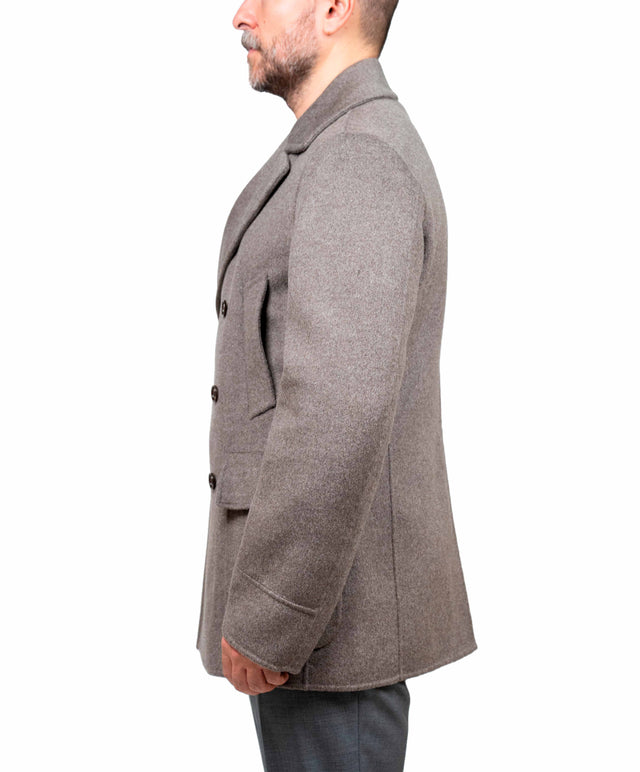 Montecore - caban cashmere colore tabacco