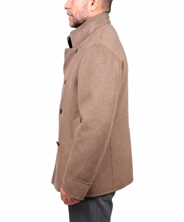 Montecore - peacoat in cashmere colore tabacco