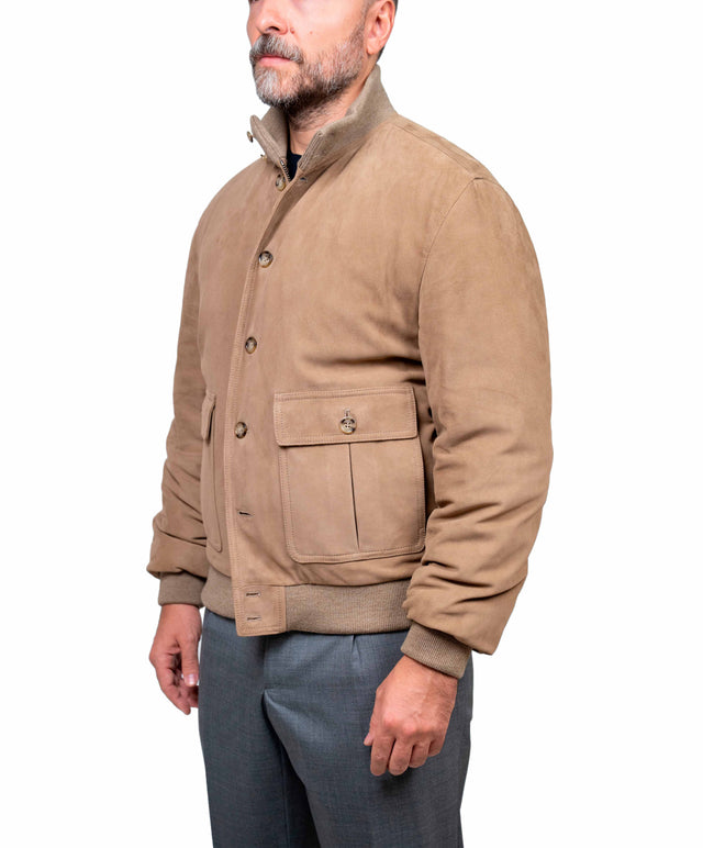 Valstar - Valstarino imbottito camoscio color beige