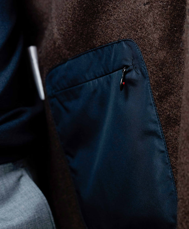 Kired - Giacca in cashmere colore blu