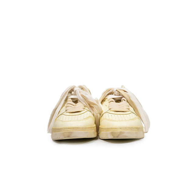 Sneaker Autry - MED-WAY VINTAGE bianco azzurro e oro