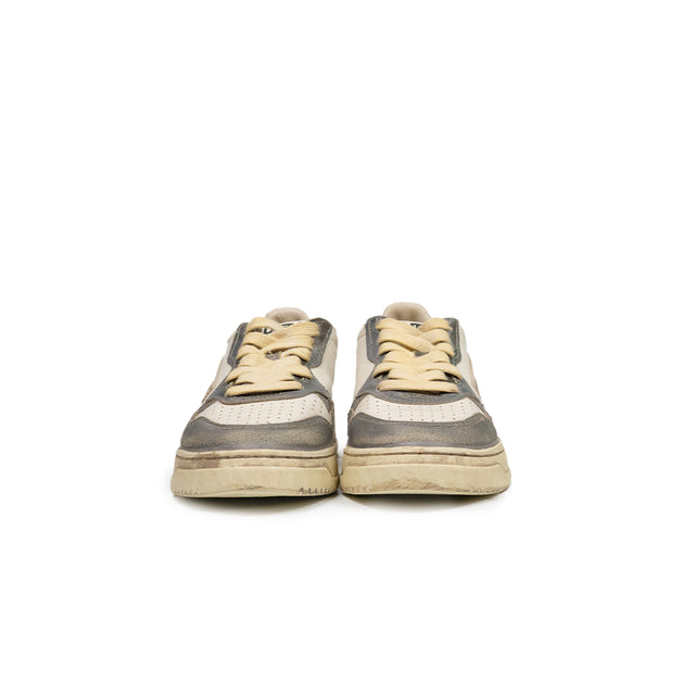Sneaker Autry - MEDALIST LOW SUPER VINTAGE metallizzata argento e grigio