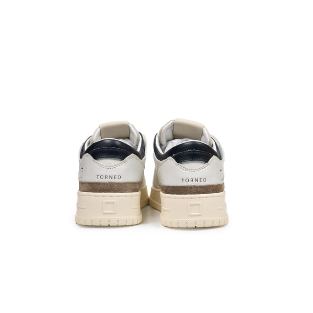 D.A.T.E. Sneakers - Torneo Colored bianco blu e marrone