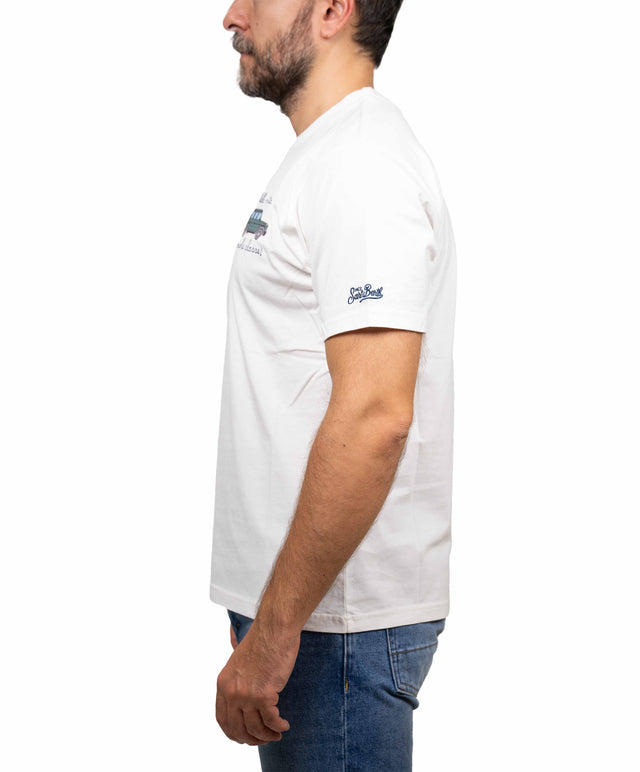 Saint Barth t-shirt “Nella vita ci vuole classe”, bianca