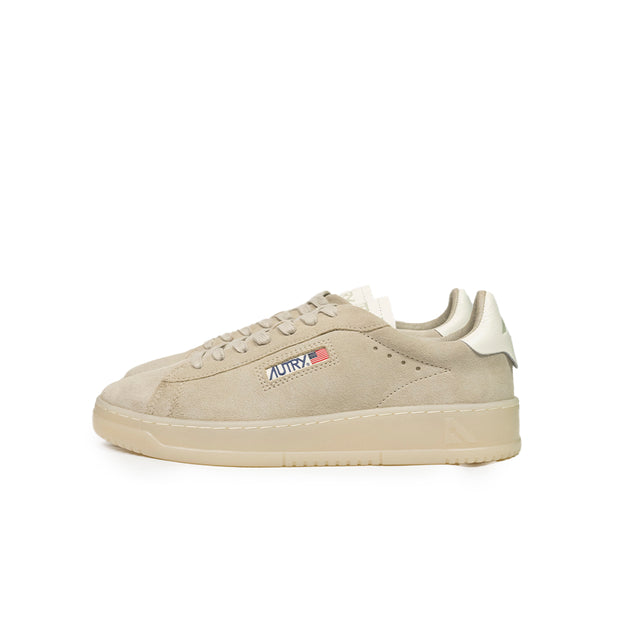 Sneaker Autry - Dallas low in pelle e suede latte sand