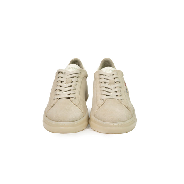 Sneaker Autry - Dallas low in pelle e suede latte sand
