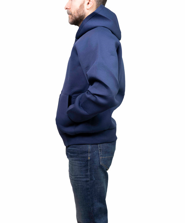 Autry abbigliamento - Felpa unisex blu con cappuccio