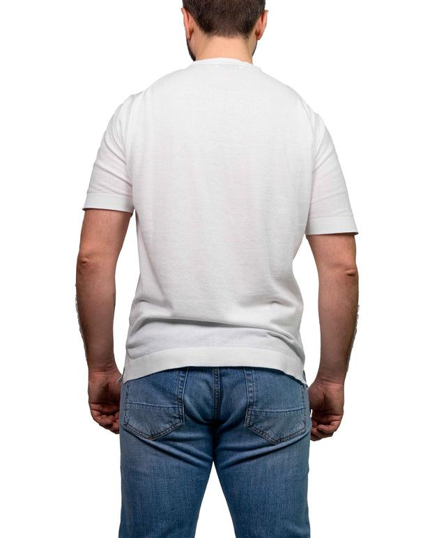 Filippo De Laurentiis - T-shirt Calata crepes bianca